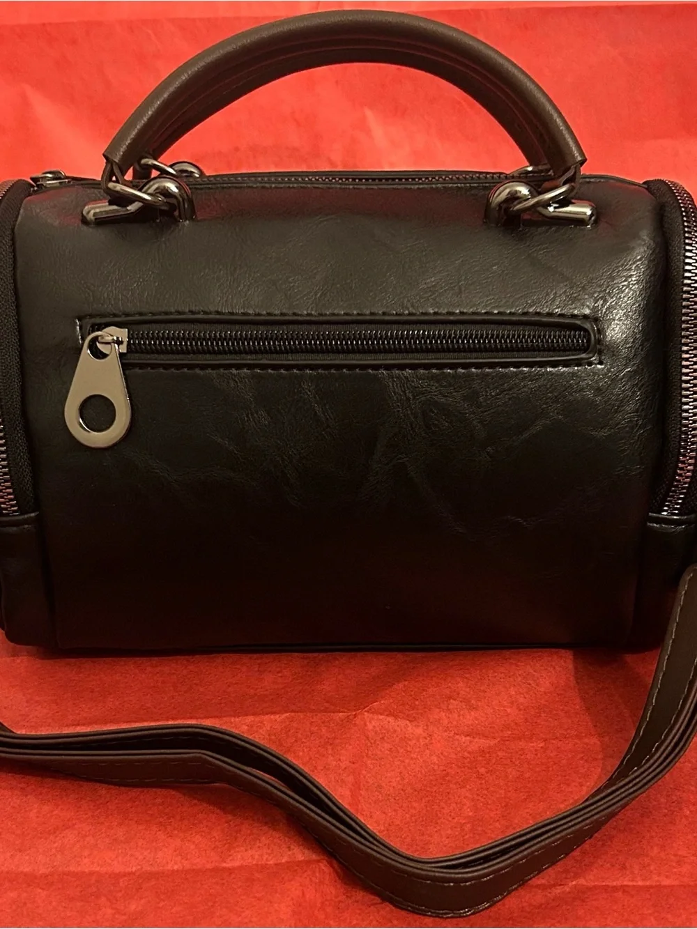Psycho Purse Bag Leather Black 10.5”x7” Horror Movie Halloween BRAND NEW